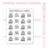 Once More With Love - M1488 Eek! Sticker Sheet

GASP! Hope these munchkins soften the blow a bit as you react with an eeeeek!