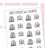 Once More With Love - M1488 Eek! Sticker Sheet

GASP! Hope these munchkins soften the blow a bit as you react with an eeeeek!