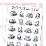 Once More With Love - M1491 Doom and Gloom Sticker Sheet

These munchkins are holding you dear especially on those gloomy days. They've got you!