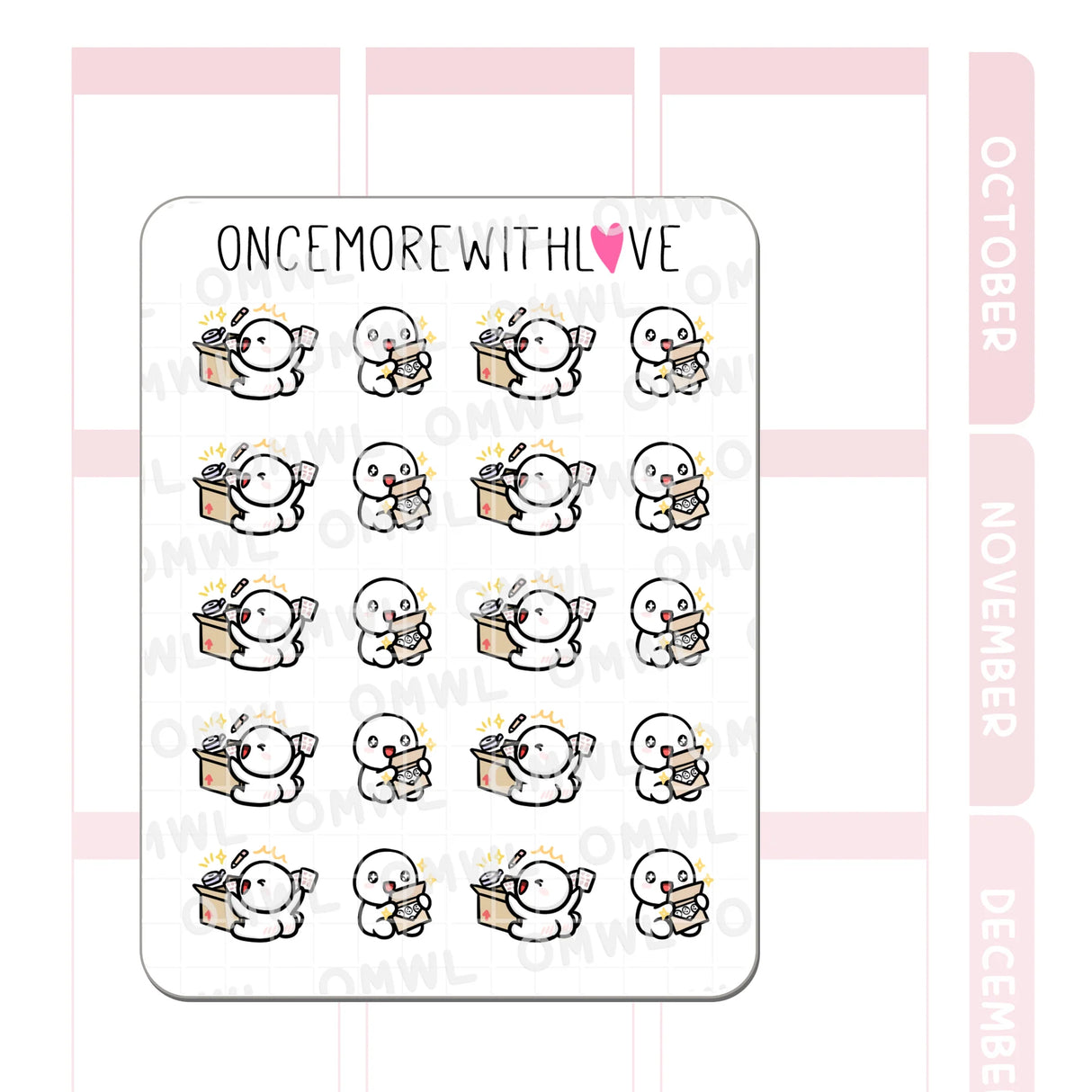 Once More With Love - M1494 Opening Happy Mail Sticker Sheet

Here are some cute stickers to match your excitement when your munchkin happy mail arrives!