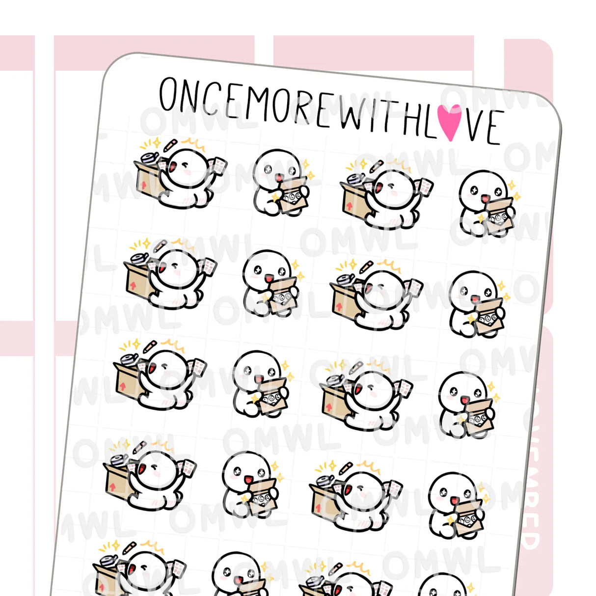 Once More With Love - M1494 Opening Happy Mail Sticker Sheet

Here are some cute stickers to match your excitement when your munchkin happy mail arrives!