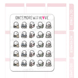 Once More With Love - M1498 Barely Awake Sticker Sheet

Can I please go back to bed?