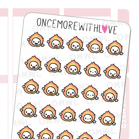 Once More With Love - M1501 Fired Up Sticker Sheet

GRRRR! Feeling fired up? These munchkins are with you!