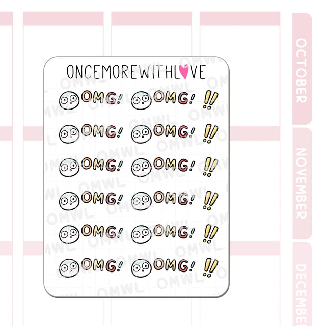 Once More With Love - M1517 OMG! Sticker Sheet

OMG! Some munchkins perfect for big news, exciting news, shocking news! These munchkins can be used for so many things and they're super cute!