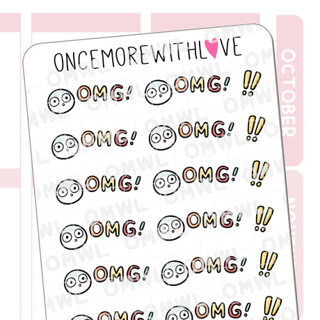 Once More With Love - M1517 OMG! Sticker Sheet

OMG! Some munchkins perfect for big news, exciting news, shocking news! These munchkins can be used for so many things and they're super cute!