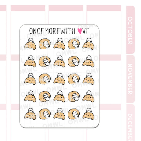 Once More With Love - M1519 Croissant Munchkin Sticker Sheet

I am obsessed with croissants! I'm still on the hunt for the best croissant in Vancouver so if you know any, please let me know!
