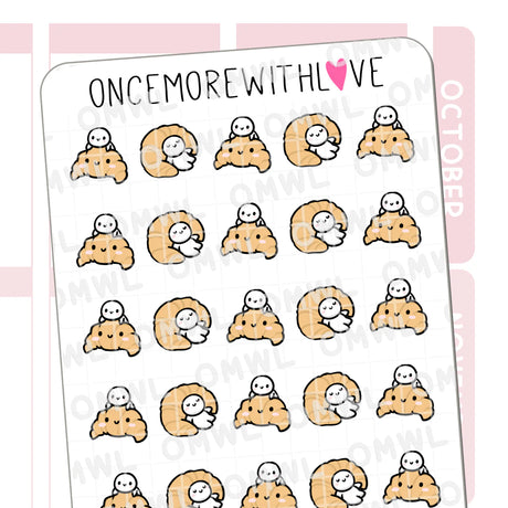 Once More With Love - M1519 Croissant Munchkin Sticker Sheet

I am obsessed with croissants! I'm still on the hunt for the best croissant in Vancouver so if you know any, please let me know!