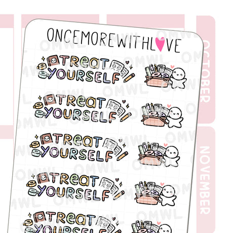 Once More With Love - M1523 Treat Yourself (To Stationery) Sticker Sheet

Treat yourself! To... cute stationery! This is the best way to treat yourself!