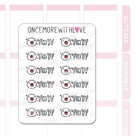 Once More With Love - M1524 Yay! Munchkin Sticker Sheet

Yay! Sometimes good things just happen, and this munchkin is there to celebrate it with you!