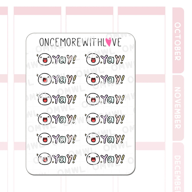 Once More With Love - M1524 Yay! Munchkin Sticker Sheet

Yay! Sometimes good things just happen, and this munchkin is there to celebrate it with you!