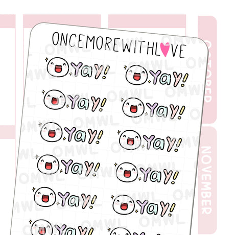 Once More With Love - M1524 Yay! Munchkin Sticker Sheet

Yay! Sometimes good things just happen, and this munchkin is there to celebrate it with you!