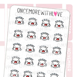 Once More With Love - M1527 Cry It Out Sticker Sheet

Waaaah sometimes you just have to cry it out. A bad day, a huge wave of grief, or you can also use this sticker for babies crying it out!