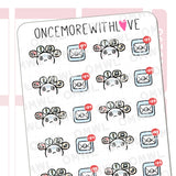 Once More With Love - M1528 Notification Overload Sticker Sheet

Ding ding ding! Way too many notifications popping up. I literally have over 1000 emails I haven't checked. Eeep! But don't worry, I never miss customer service emails hehe