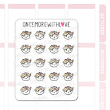 Once More With Love - M1529 Overwhelmed By To Do Lists Sticker Sheet

A gazillion sticky notes still can't cover everything I need to do... Ahhhh!