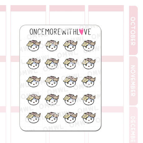 Once More With Love - M1529 Overwhelmed By To Do Lists Sticker Sheet

A gazillion sticky notes still can't cover everything I need to do... Ahhhh!
