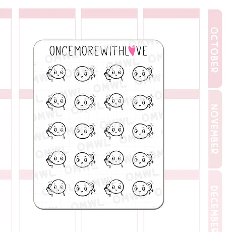Once More With Love - M1530 Eavesdropping Munchkin Sticker Sheet

Spill the tea! These munchkins want to hear it all!