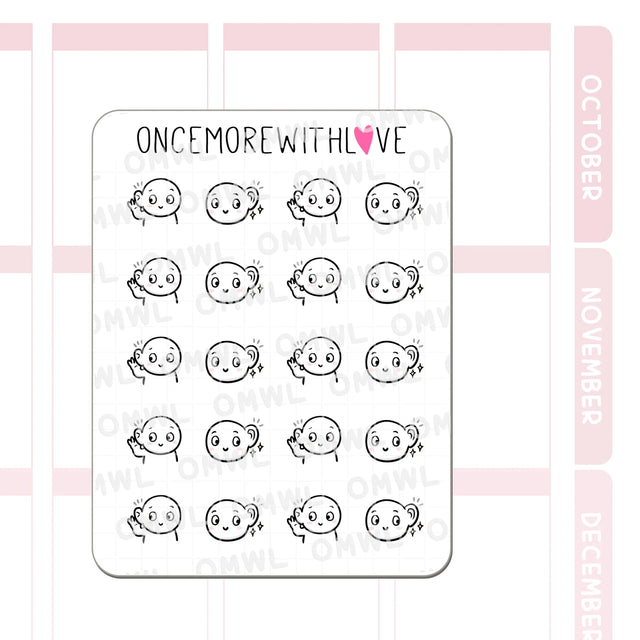 Once More With Love - M1530 Eavesdropping Munchkin Sticker Sheet

Spill the tea! These munchkins want to hear it all!