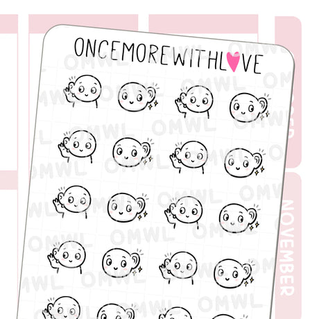 Once More With Love - M1530 Eavesdropping Munchkin Sticker Sheet

Spill the tea! These munchkins want to hear it all!