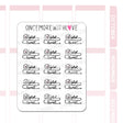 Once More With Love - M1537 Plot Twist Sticker Sheet

Plot twist! Sometimes life throws you a curveball and you just need to pivot. Use this sticker to make it a little more lighthearted!