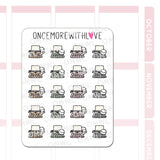 Once More With Love - M1538 Typewriter Munchkin Sticker Sheet

Cozy typewriter munchkin stickers perfect for planning, journaling, pen pal, writing sessions, or creative time!