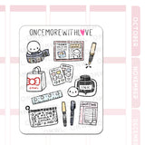 Once More With Love - M1546 Little Craft Fest Large Deco Sticker Sheet

Stickers I designed with LittleCraftFest in mind! But they work great for any stationery lover and especially for junk journaling!