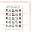 Once More With Love - M1548 Coffee Time 3.0 Sticker Sheet

Where are my coffee drinkers? Hot coffee, iced coffee, coffee beans, coffee with milk... take-out coffee. These munchkins have got you covered!