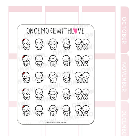 Once More With Love - M554 Fluffy Sticker Sheet

A fun way for you to track changes to your body!