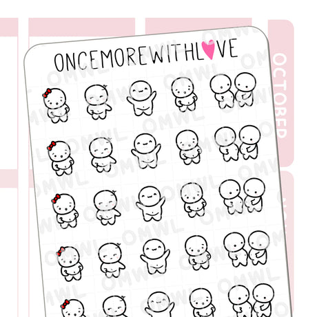Once More With Love - M554 Fluffy Sticker Sheet

A fun way for you to track changes to your body!