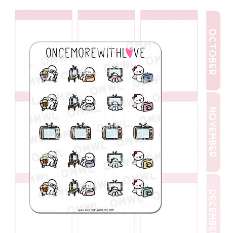 Once More With Love - M655 Movie and TV 2.0 Sticker Sheet

Stickers for watching TV, movies, Netflix, Hulu, anything you want!