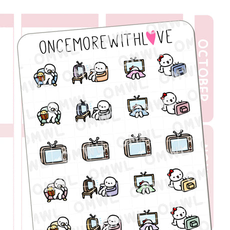 Once More With Love - M655 Movie and TV 2.0 Sticker Sheet

Stickers for watching TV, movies, Netflix, Hulu, anything you want!