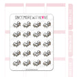 Once More With Love - M688 Therapy Munchkins Sticker Sheet

Ready for your therapy appointment? Use these to mark appointments or meetings with your therapist/patient!