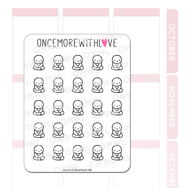 Once More With Love - M692 Meditation Sticker Sheet

Ommm... These munchkins are finding their peace through meditation. Take a moment each day to clear your mind and feel your presence on this Earth.