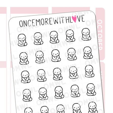 Once More With Love - M692 Meditation Sticker Sheet

Ommm... These munchkins are finding their peace through meditation. Take a moment each day to clear your mind and feel your presence on this Earth.