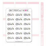 Once More With Love M830 Sleep In Sticker Sheet

Mmm... this is one of my guilty pleasures. I loooove sleeping in! Snooze the alarm and keep sleeping for hours hehe.