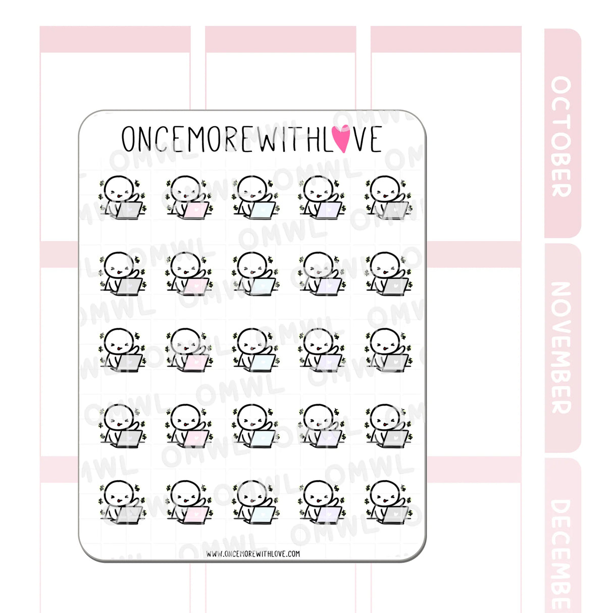Once More With Love M833 Online Shopping Spree Sticker Sheet

This is pretty much what I've been doing while staying at home... Online shopping! Bought a lot of stickers and pens!