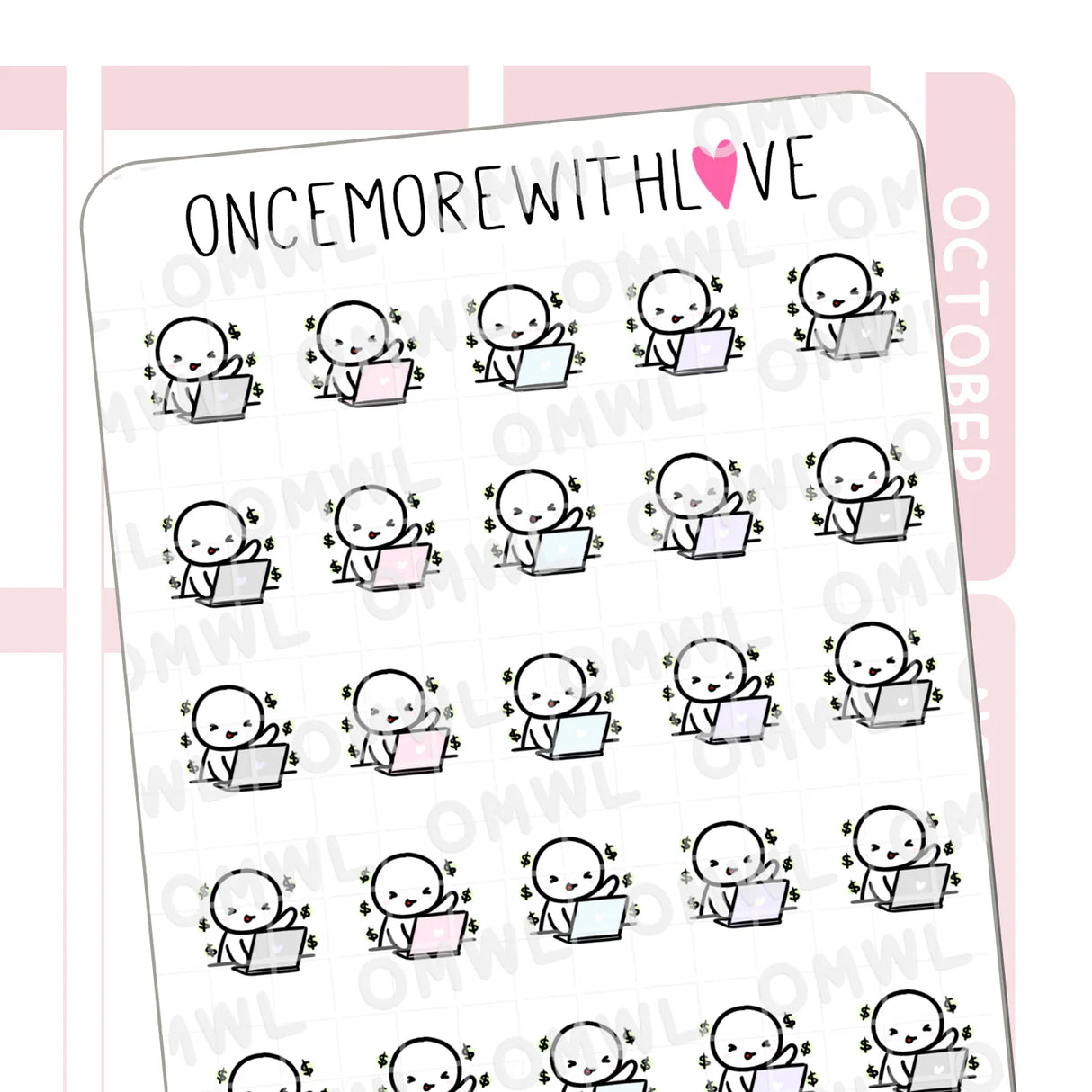 Once More With Love M833 Online Shopping Spree Sticker Sheet

This is pretty much what I've been doing while staying at home... Online shopping! Bought a lot of stickers and pens!