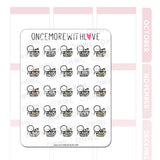 Once More With Love M840 Litter Box Sticker Sheet

Meow! Clean my litter box! Reminder to clean or change your cat's litter!