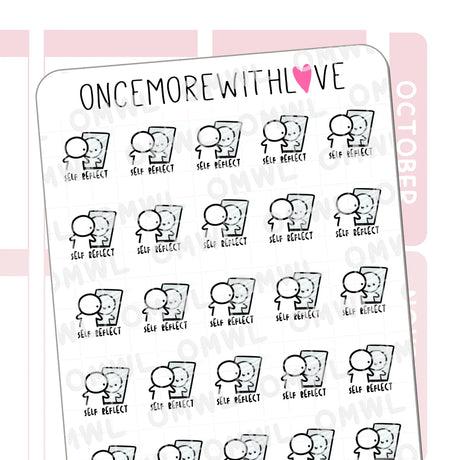 Once More With Love M870 Self Reflection Sticker Sheet

Time for a little self reflection... either literally or figuratively!