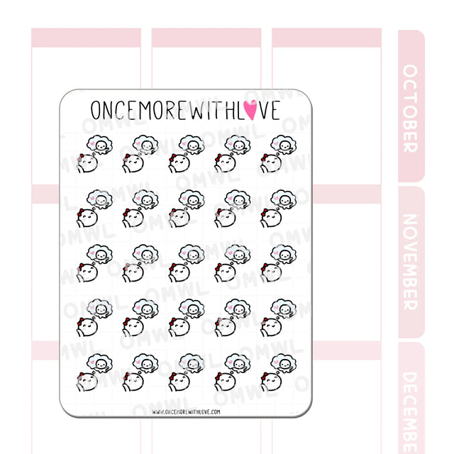 Once More With Love M874 Thinking About You Sticker Sheet

Just spending the day... thinking about you and missing you!