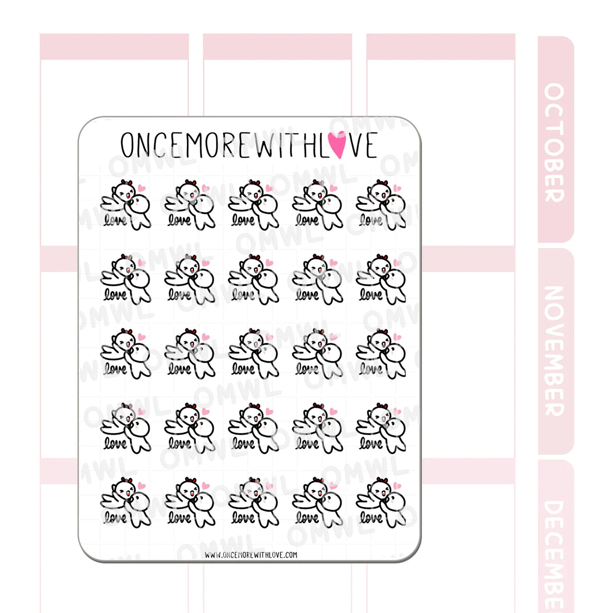 Once More With Love M875 Dirty Dancing Jump Sticker Sheet

Inspired by the famous move in Dirty Dancing (movie)! These munchkins are celebrating love!