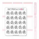 Once More With Love M875 Dirty Dancing Jump Sticker Sheet

Inspired by the famous move in Dirty Dancing (movie)! These munchkins are celebrating love!