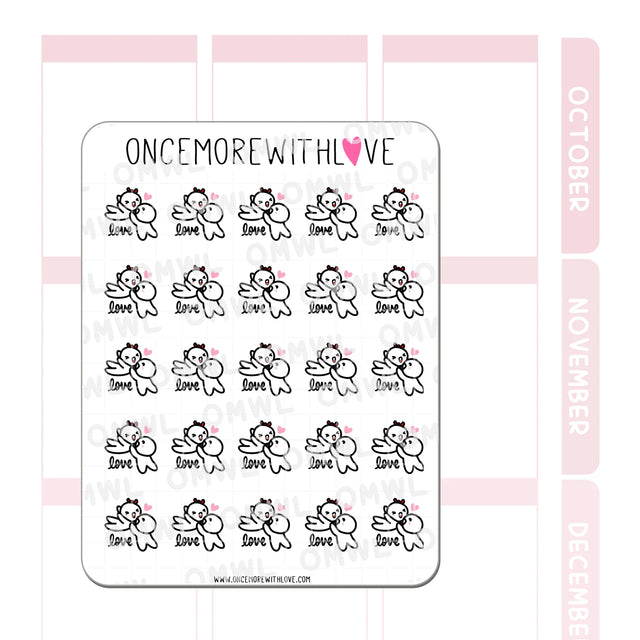 Once More With Love M875 Dirty Dancing Jump Sticker Sheet

Inspired by the famous move in Dirty Dancing (movie)! These munchkins are celebrating love!