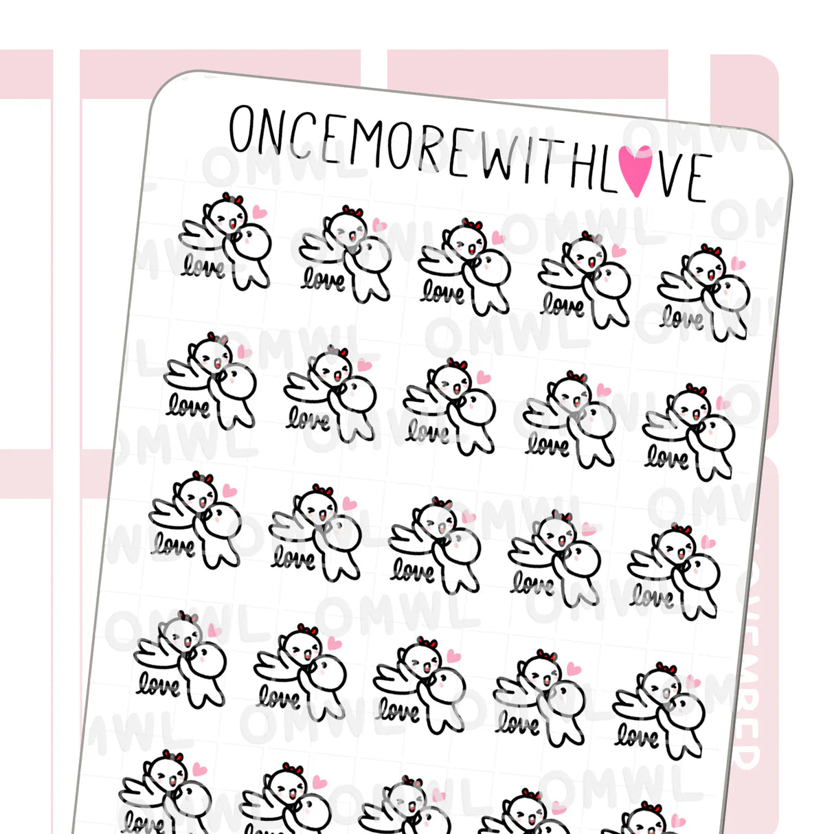 Once More With Love M875 Dirty Dancing Jump Sticker Sheet

Inspired by the famous move in Dirty Dancing (movie)! These munchkins are celebrating love!