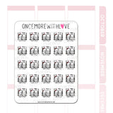 Once More With Love M877 I Love You Swing Sticker Sheet

Munchkins in love and sitting ever so adorably on a swing!