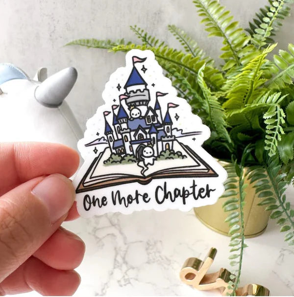 Once More With Love - One More Chapter Vinyl Sticker

For all my bookish customers who get so immersed in your reading and can't seem to put the book down! Here's a perfect vinyl for ya!
