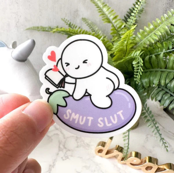 Once More With Love - Smut Slut Vinyl Sticker

Our new collection of smutty stickers for my smut loving munchkin friends!