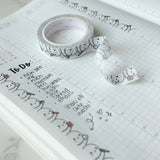 Once More With Love Washi Tape - Peeping Stationery Munchkins

Perfect to use to represent all your different stationery!