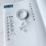 Once More With Love Washi Tape - Peeping Stationery Munchkins

Perfect to use to represent all your different stationery!