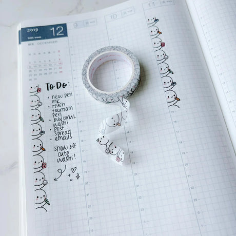 Once More With Love Washi Tape - Peeping Stationery Munchkins

Perfect to use to represent all your different stationery!