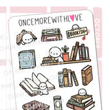 Once More With Love M1364 Bookish Large Deco Sticker